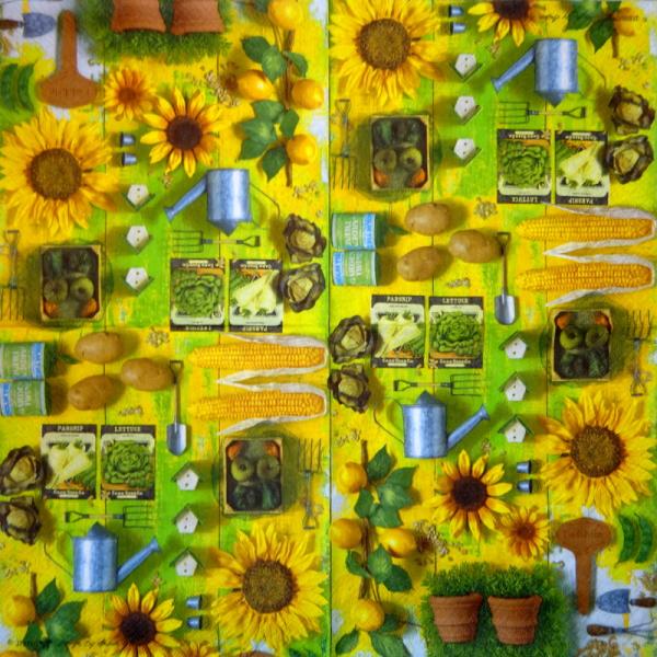 030 Sonnenblumen - 3-lagig - Sweet Pac